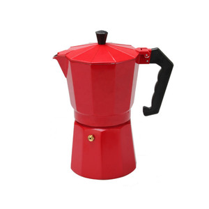 Machine à expresso Moka Pot, style <span class=keywords><strong>vintage</strong></span> rétro, 3 tasses, <span class=keywords><strong>cafetière</strong></span> portable en métal pour l'extérieur - Product Image 3