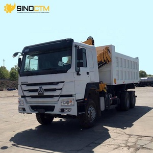 Nouveau <span class=keywords><strong>camion</strong></span> <span class=keywords><strong>benne</strong></span> diesel Sinotruk Howo 6x4 à 10 roues avec <span class=keywords><strong>grue</strong></span> hydraulique à <span class=keywords><strong>bras</strong></span> droit <span class=keywords><strong>de</strong></span> 16 tonnes, moteur <span class=keywords><strong>de</strong></span> pompe et moteur à engrenages, capacité <span class=keywords><strong>de</strong></span> levage <span class=keywords><strong>de</strong></span> 18 m - Product Image 2
