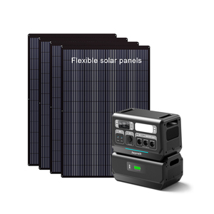 Planta de energía de balcón con batería de litio fácil de instalar con juego completo de almacenamiento 2KW <span class=keywords><strong>microinversor</strong></span> soporte de aluminio <span class=keywords><strong>Kit</strong></span> de panel <span class=keywords><strong>solar</strong></span> - Product Image 1