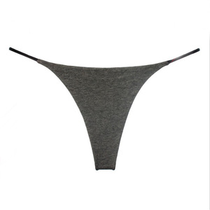 Nouvelles culottes string sexy à double couche et fines bretelles, culottes de sport et de fitness à taille basse à double couche pour femmes, culottes en forme de T G010 - Product Image 4
