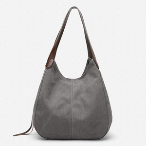 Bolso de ante de diseño de lujo para mujer, cartera hobo de lona a la moda con precio de fábrica - Product Image 3