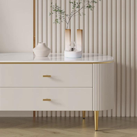 Vente Chaude Meubles de Salon Support TV Design Moderne de Luxe et Ensemble Table Basse