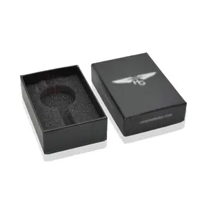 Logo personalizzato gingillo di carta confezione regalo orecchini gioielli spille gioielli Fan scatole di imballaggio a buon mercato