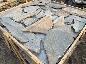 <strong>Brown</strong> and Grey Natural Stone Crazy Stone Tiles - Product Image 2