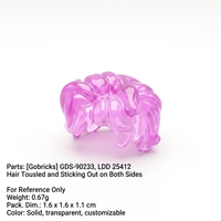 Gobricks GDS-90233 Blocs de construction Minifig MOC Accessoires Plastique ABS Surface haute brillance Jouet éducatif Briques en gros 25412