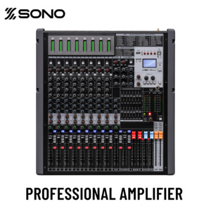 Console de mixage active professionnelle <span class=keywords><strong>TFB</strong></span> 1000W*2 12 canaux avec double DSP Bluetooth 4 groupes pour scène - Product Image 1