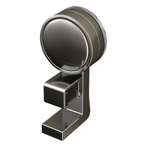 Support mural rotatif à ventouse pour lavabo, finition polie, couleur bronze, sans perçage, rangement pour salle de bain - Product Image 2