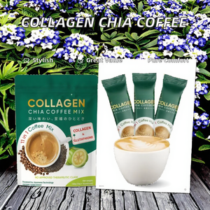 Poudre de Collagène Instantanée au Chocolat et Graines de Chia, Boisson Solide Sucrée pour Mincir, Brûler les Graisses et Affiner le Ventre - Product Image 3