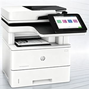 เครื่องพิมพ์เลเซอร์ขาวดำออลอินวัน HP LaserJet Enterprise MFP M527dn/M528dn ความเร็ว 43 หน้าต่อนาที พร้อมฟังก์ชั่นสแกน พอร์ต USB พิมพ์สองหน้าอัตโนมัติ เชื่อมต่อเครือข่าย - Product Image 1