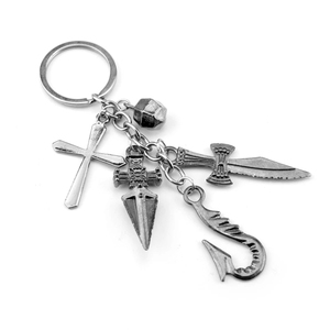 LLavero de Anime <span class=keywords><strong>Hunter</strong></span> X <span class=keywords><strong>Hunter</strong></span> para hombres y mujeres, llavero de Cosplay, baratijas, Kurapika, disfraz de rata, accesorios para armas, regalos - Product Image 4