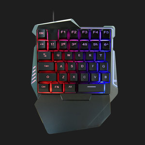 <span class=keywords><strong>Tastiera</strong></span> da <span class=keywords><strong>Gaming</strong></span> G7 <span class=keywords><strong>a</strong></span> <span class=keywords><strong>Una</strong></span> <span class=keywords><strong>Mano</strong></span>, Stile Battle Royale, Sensazione Meccanica, Cablata per PC, Retroilluminazione RGB, Tasti Colorati, Dedicata agli Esports - Product Image 4