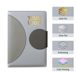 Custom Logo Business <b>Notepad</b> for School Students Color Cute PU Leather <b>A5</b> Diary Notebook - Product Image 2