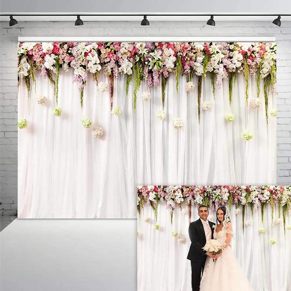 Backdrops de tecido fácil carregar barato preço para casamentos