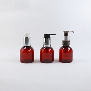 Hổ phách nâu 80ml Pet nhựa tinh dầu chai lotions huyết thanh nền tảng Kem chống nắng Toner chai phun bơm Dispenser 100ml - Product Image 2