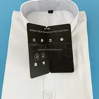 Balanço de papel da etiqueta de pendurar personalizado luxuoso para pendurar roupas e saco