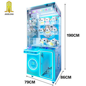 Großer kommerzieller Münz-Grabber-Automat für Plüschtiere – Greifautomat mit Münzeinwurf, Spielzeugfänger, Preis-Arcade-Spielautomat - Product Image 3