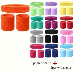<b>Headbands</b> Wristbands Sets for Women Men Girls Boys Comfy <b>Sports</b> Sweatbands Sweat Basketball Bands - Product Image 3