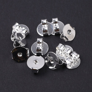 Boucles d'oreilles à clous antidérapantes, 22 jauges, argent, or, blanc K, unisexe, accessoires de bijoux pour usage quotidien - Product Image 1