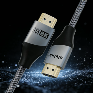Câble <span class=keywords><strong>HDMI</strong></span> Qiulink 8K 2.1 48 Gbps UHD, compatible <span class=keywords><strong>Dolby</strong></span> <span class=keywords><strong>Vision</strong></span> HDR10 eARC pour TV, ordinateur portable, projecteur - Product Image 4