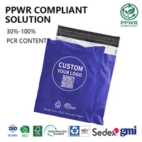 Sacs de Courrier Écologiques Recyclés Certifiés EN15343, Imperméables, pour Sacs de Courrier 10X13 & 6X9 avec Poignée, Marque Sunpak