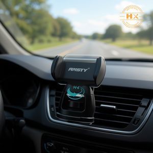 Support de téléphone de voiture Ansty HD-14, rotation à 360°, montage facile 2-en-1 pour tous les téléphones, support de téléphone portable pliable 2-en-1 - Product Image 3