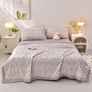 Mới Đến Đầy Màu Sắc In Ấn Bộ Đồ Giường Thiết Lập Mềm Mại Hai Màu Sắc Mùa Hè Chăn - Product Image 5