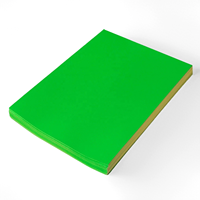 Papier autocollant fluorescent 210x297 fabriqué en Chine pour imprimante laser, feuille d'étiquettes A4 couleur néon personnalisée pour expédition/emballage