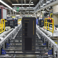 Boîtier électronique en aluminium extrudé, profil complet, anodisation noire, boîte de contrôle industrielle, rail DIN, boîte en aluminium anodisé