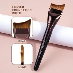 Brocha para Base de Maquillaje Ultrafina, Brocha Profesional para Maquillaje, Brocha para Difuminar Líquidos, Polvo Mineral, Kit de Brochas para Aplicar y Difuminar - Product Image 4