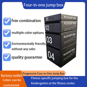 Caja <span class=keywords><strong>de</strong></span> Salto Multifuncional Suave, Caja <span class=keywords><strong>de</strong></span> Ejercicios Combinada para el Acondicionamiento Físico <span class=keywords><strong>de</strong></span> los Niños - Product Image 5