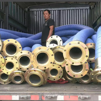 Tuyaux de vidange en caoutchouc multi-tailles personnalisables de 2, 4 et 8 pouces, utilisables pour le vidange des eaux usées marines et l'absorption d'huile.