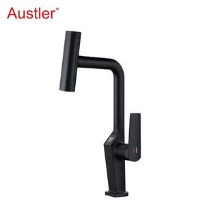 trou tasse rondelle mat noir en acier inoxydable retirer pulvérisateur évier robinet de <span class=keywords><strong>cuisine</strong></span> avec verre rinceur - Product Image 1