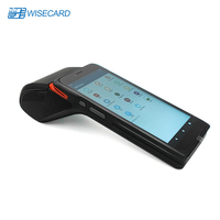Terminal de Paiement Wisecard Nouveau Design T80 à Écran Tactile Mobile 4G Smart Android POS Portable avec Imprimante et Fonction NFC
