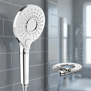 Hand <b>Shower</b> Hose Chrome Finish High Pressure Water Saving Contemporary Design Hotel Use <b>Shower</b> Filter Bathroom Faucet <b>Accessory</b> - Product Image 3