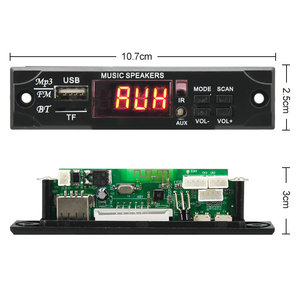 Vire <span class=keywords><strong>Bluetooth</strong></span> 5.1 MP3 Máy Nghe Nhạc Giải Mã Board FM Đài Phát Thanh TF USB Mô-đun <span class=keywords><strong>Bluetooth</strong></span> Receiver Xe Kit Mô-đun Âm Thanh - Product Image 3