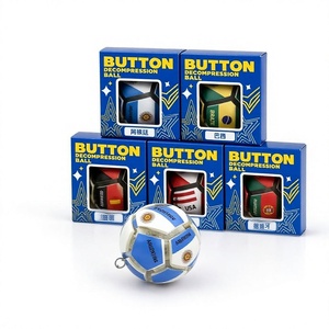 Pallone da Calcio Antistress, Accessori per Tifosi, Piccoli Regali, Portachiavi con Bandiere, Souvenir - Product Image 1
