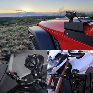 Lampe auxiliaire de feux de croisement et de route, Mini projecteur antibrouillard, feux de travail, <span class=keywords><strong>moto</strong></span> tout-terrain, 3 pouces, double couleur, voiture, <span class=keywords><strong>Led</strong></span>, lumière de conduite - Product Image 6