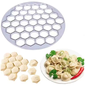 Coupe-raviolis russe artisanal en aluminium à 37 trous, accessoires de cuisine, outil de cuisson, moules à raviolis, passe au lave-vaisselle - Product Image 2