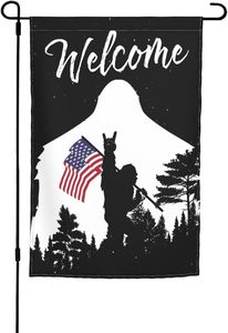 Personnalisation à bas prix 12x18 pouces <span class=keywords><strong>Bigfoot</strong></span> Believe Sasquatch Garden Flag Welcome Party Décorations extérieures - Product Image 4