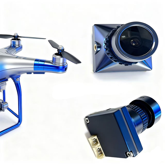 FPV Camera Module 1/1.8" CMOS Sensor 1800 TVI 125 FOV Super WDR Drone Accessory UAV Image Transmission System
