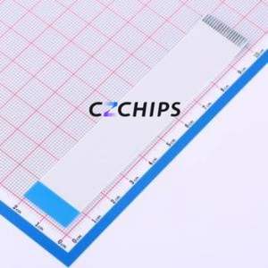 FFC-1.0-18-100-B-4-8 FFC Cable (Flexible Flat Cable) P=1mm Connector 18P 1mm 0.3mm Reverse - Product Image 2