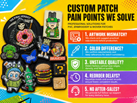 Patchs tactiques lumineux personnalisés en PVC pour vêtements, vestes, chapeaux, sacs à dos, en stock sur l'usine, avec fixation Velcro