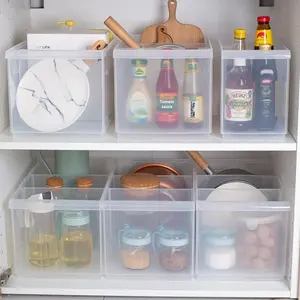 Organisateur de salle de bain portable transparent avec poignée, boîte de rangement multifonctionnelle pour comptoir, pour un rangement sans désordre à la maison - Product Image 4
