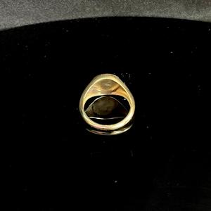 แหวนสัญลักษณ์กลมแบบคลาสสิก925การออกแบบที่ได้แรงบันดาลใจจากเงินสเตอร์ลิง - Product Image 6