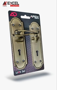 Proveedor Indio Ofrece Elegante Manija de Palanca Georgion de Hierro con Recubrimiento de Latón de 8 Pulgadas a Precio de Mayoreo - Product Image 3