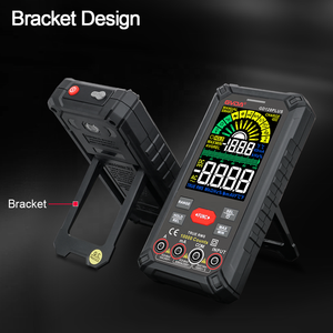 GVDA Multimètre numérique rechargeable et analyseur TRMS 10000 comptes Voltmètre DC AC Ohmmètre Volt Ohm Amp Tester - Product Image 4