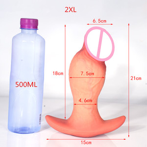 Masturbateurs Plug Anal Cage de chasteté Liuid Silicone Anal godemichet Anal Sax jouets pour homme masseur de Prostate mâle - Product Image 6
