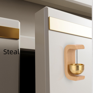 Sonnette de porte artisanale en bois, carillon éolien sans fil, sonnette d'<span class=keywords><strong>entrée</strong></span> décorative pour l'ouverture de la <span class=keywords><strong>maison</strong></span>, décoration intérieure - Product Image 3