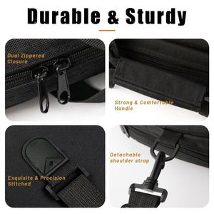 Sacoche en cuir pour arc et flèches, étui de tir à l'arc avec sangle de sac à dos et rembourrage pour la chasse - Product Image 3