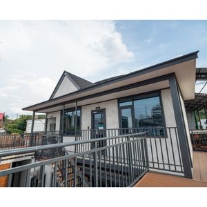 Maison de vacances bon marché de haute qualité parfaite escapade isolée maison triangle en bois structure en acier - Product Image 6